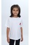 Girl's Crew Neck Short Sleeve Printed T-Shirt 24978 - 4