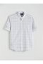 Regular Fit Plaid Dobby Men's Shirt (S6) - 5