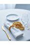 Set of 6 Gold Stylish Napkin Rings