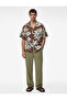 Viscose Pocket Detailed Double-Legged Summer Trousers with Tie Waist