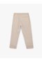Viscose Pocket-Detail Summer Trousers with Tie Waist and Turn-Up Hem - 4