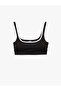 U Neck Sleeveless Slim Fit Ribbed Sports Bra - 3