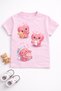 100% Cotton Heart Printed Kids T-Shirt - 2