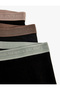 Waist Detailed Cotton Regular Fit 3-Piece Boxer Set - 6