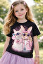 100% Cotton Trendy Friends Design Kids T-Shirt