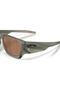 Sports Men's Polarized Sunglasses 0Oo9514 951405 Green Frame Brown Mirrored Glass - 5