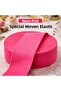 Hardy Woven Neon Pink Color 7 cm Durable Leg and Waist Elastic 1 Pack 3 Meters