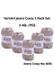 Yarn Art Jeans Crazy Knitting Yarn 8215 Punch Yarn 5-Pack
