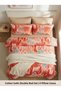 Luxury Cotton Satin Double Duvet Cover Set - 4 Pillow 6-Piece Set with Cover - 200X220 cm - 3