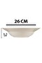 Modern Salad and Pasta Plate (26 cm) – Decorative Salad or Pasta Bowl with Writing - 4