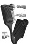 Pro Paddle Detangler Detangling Wide Tooth Hair Brush / Comb Black - 5
