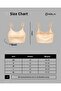 Women's Gray Lightly Supported Thin Double Strap Padded Sports Bra Bustier - 5
