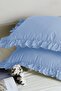 2-Piece Pillowcase 100% Cotton Ruffled 50X70Cm |   Suitable for Bedding Sets and Duvet Covers - 5