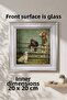 Decorative Antique Patterned Square 20X20 Glass Plastic Photo Frame