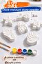 6 Pieces (3D) Sea Creatures Stone Painting Set Child Development Activity Set Zoo Stone Painting - 3