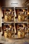 Makeup Organizer, Makeup Brush Holder, Makeup Organizer Set, Gold Color, Model 8 - 4