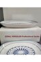 Porselen Digital 2 Pieces 29 cm (Large) Salad, Presentation, Boat Plate - 4