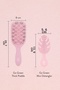 Go Green Paddle Detangler Wide Hair Brush for Thick Strands Hair Pink - 5