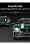 Doors with Audio and Led Headlights Open and Close, Full Metal, Fine Details, Bmw M8 Manhart Gray - 5