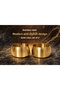 2 Pieces Gold-Silver Metal Ashtray Modern Design Stylish and Elegant Ashtray Gold Ash Tray
