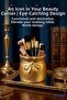 Makeup Organizer, Makeup Brush Holder, Makeup Organizer Set, Gold Color, Model 8 - 6