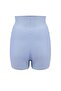 Light Blue Gathering Knitted Sports Shorts/Short Leggings Twoss21Sr0545 - 7