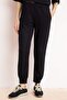 Black Crew Neck Short Sleeve Basic Jogger Knitted Blouse and Pants Top and Bottom Set TWOSS24AU00120 - 3