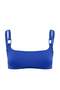 Bralette Covered Bikini Top with Blue Accessories Tbess21Bu0166 - 4