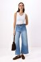 Mavi More Sustainable Kemerli Normal Bel Az Esnek Culotte Bilek Boy Jeans TWOSS26JE00195