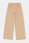 Bej Yüksek Bel Wide Leg Geniş Paça %100 Pamuklu Jeans TWOSS26JE00165 - 5