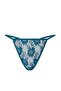 Petrol Dantelli Düğmeli Askılı Kapsız Külotlu Babydoll/Fantezi Gecelik THMAW26LL00003 - 6