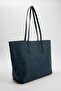 Navy Blue Women's Maxi Size Shoulder Bag with Computer Bag/Pouch Takss26Oc00031 - 4