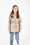 Girl's hooded raincoat with pockets - seasonal outfit for ceremonies and everyday wear - 2