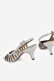 WOMEN'S WHITE GENUINE LEATHER THIN HEEL SHOES, NUMBER 35-41 - 5