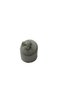 Adjustable Silver Color Steel Ring with Bow Stone - 5