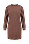 Plus Size Long Sleeve Crew Neck Straight Cut Dress 100-189 - 6