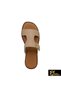 Women's Cream Genuine Leather Slipper 505320332-1 - 7