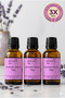Pure Lavender Essential Oil Set of 3 - 20 ml