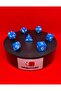 مجموعة من 7 قطع من مكعبات DND FRP - مجموعة مكعبات ألعاب Dungeons & Dragons الزرقاء للعب الأدوار على سطح المكتب - 5
