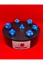 مجموعة من 7 قطع من مكعبات DND FRP - مجموعة مكعبات ألعاب Dungeons & Dragons الزرقاء للعب الأدوار على سطح المكتب - 2