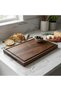 Una Storia Di Alberi''Simurg'' Chef Type Natural Walnut Cutting Board –41X25X2.5 Cm-Laser Free Name/Word Engraved - 3