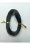 Zift Black Color (Shiny Sparkling Black) 1 mm 20 Meters Waxed Cord Saddler Leather Sewing Necklace Bead Jewelry Design Bracelet Cord