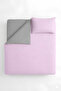 Lila & Gray Single Duvet Cover Set – Modern Series - 3