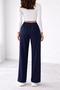 Women's Elastic Waist Pocket Palazzo Trousers - 6
