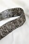 Full Crystal Stone Embroidered Choker Collar Necklace - 4
