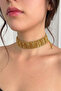 Full Crystal Stone Embroidered Choker Collar Necklace