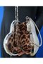 Women's Black Crystal Heart Evening Bag - 4