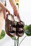 Pastel Gold Gold Buckle Detail High Sole Women's Slipper Days of Leisure Beach Beach Pool Slipper