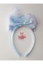 Blue Lilac Flower Girl Crown - Gift Girl's Crown with Tulle Bow - 5