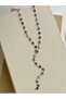 60 cm Silver Heart Y Necklace